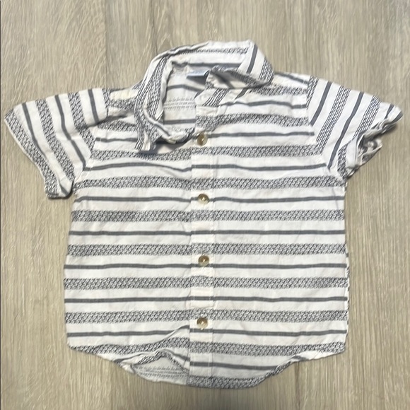 4/$30 Striped Kids Shirt - Blue and White - Picture 1 of 1